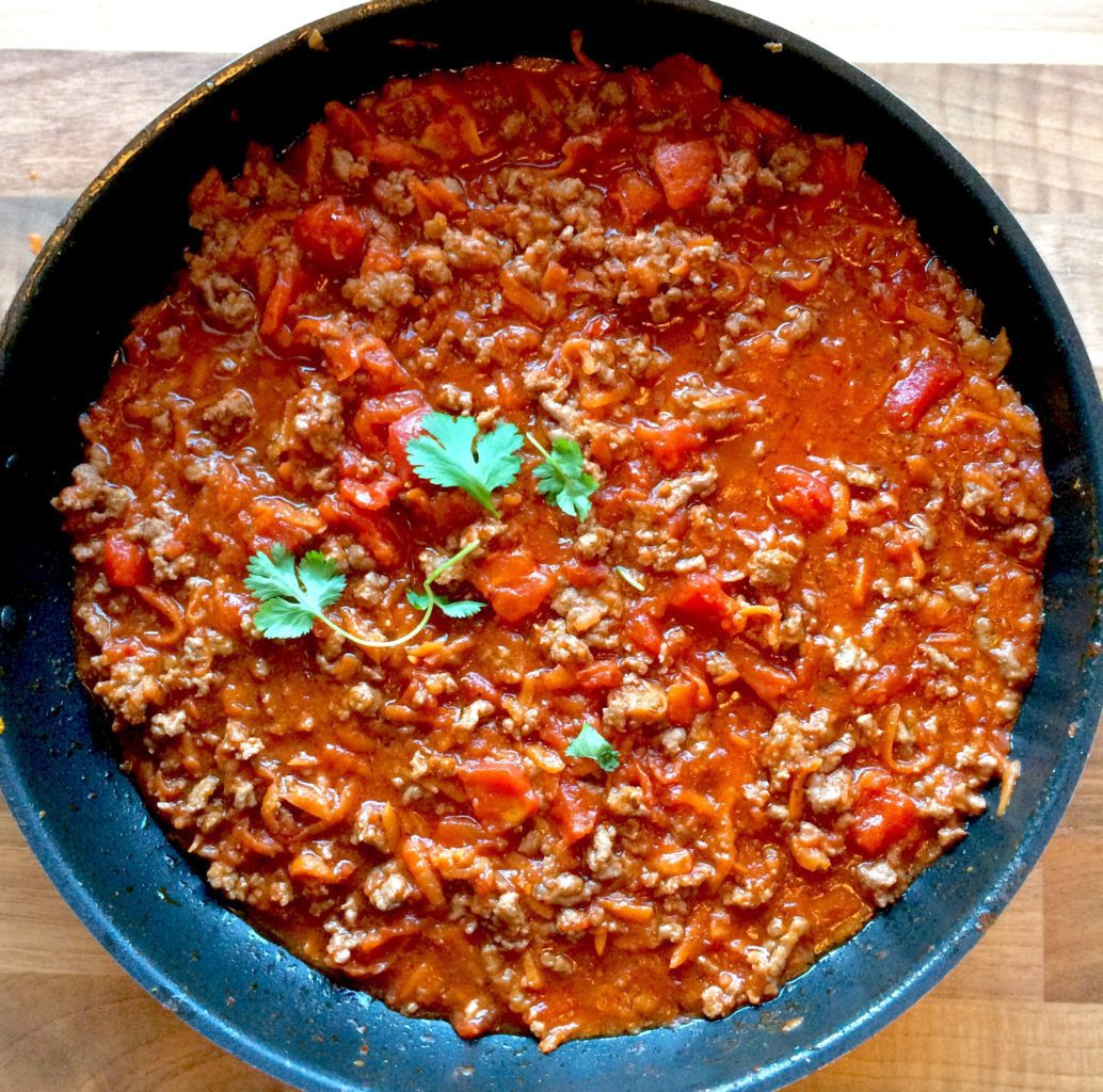 lavFODMAP bolognese uten løk og hvitløk 